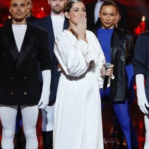 Exclusif - Sheryfa Luna chante son tube "Il avait les mots" - Enregistrement de l'émission "Génération Hit Machine Vol. 2" au Dôme de Paris, les 8 et 9 novembre 2022, diffusée sur W9 le 31 janvier 2023
© Christophe Clovis / Bestimage