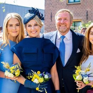 Doetinchem, PAYS-BAS  - Le roi Willem-Alexander des Pays-Bas participe aux festivités animées de la fête du Roi à Doetinchem. La foule acclame le monarque néerlandais qui célèbre son 58e anniversaire lors de festivités publiques.
©Backgrid USA / Bestimage