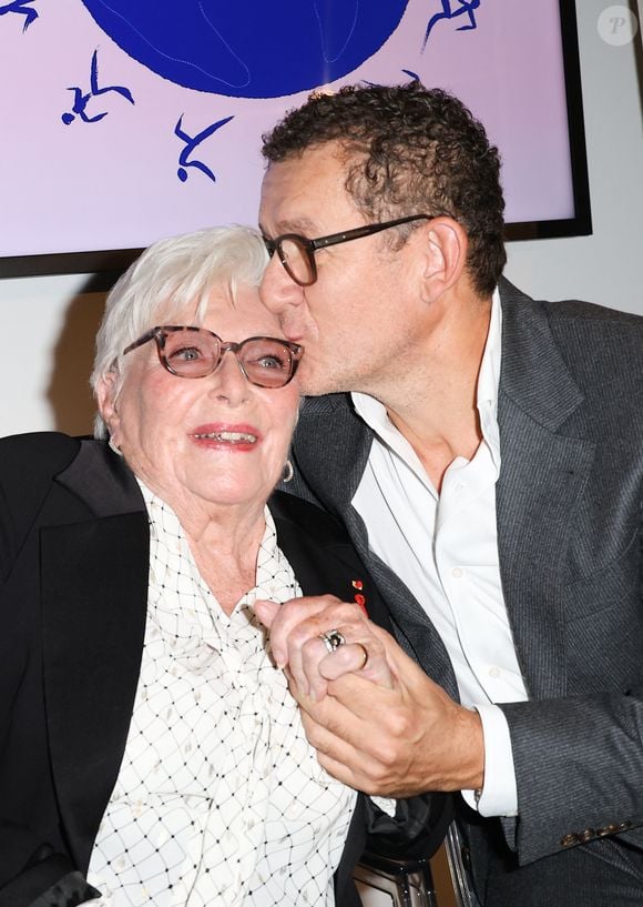 Exclusif - Dany Boon et Line Renaud - Remise du prix "Fonds de dotation Line Renaud-Loulou Gasté" pour la recherche médicale à la Maison de la Recherche à Paris le 15 novembre 2023. © Coadic Guirec/Bestimage