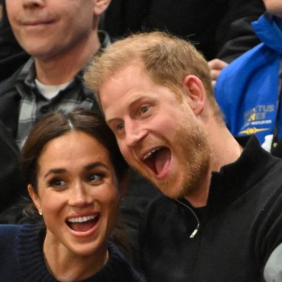 Le prince Harry et Meghan Markle aux Invictus Games à Whistler, le 10 février 2025. Backgrid UK / Bestimage