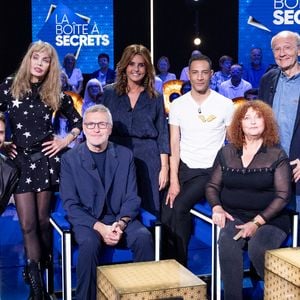Faustine Bollaert vous réserve une nouvelle grande soirée sur France 3. 

Exclusif - Laurent Ruquier, Arielle Dombasle, Valerie Mairesse, Philippe Geluck, Steevy Boulay, Faustine Bollaert, Jean-Philippe Janssens lors de l'enregistrement de l'émission "La Boîte à secrets", présentée par F.Bollaert et diffusée le 16 octobre sur France 3, à Paris, France,. © Cyril Moreau/Bestimage