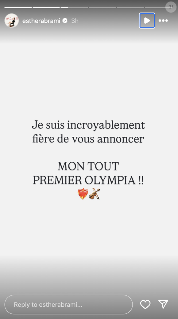 Esther Abrami a annoncé une excellente nouvelle à ses fans vendredi 7 mars 2025 sur Instagram.