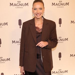 Amandine Petit pose lors de la soirée « The House of Magnum » organisée dans le cadre du 79e Festival de Cannes, au Palais Stéphanie à Cannes, en France, le 14 mai 2026.