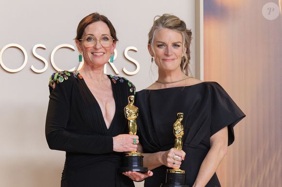 Lisa Remington et Molly O'Brien dans la press room des Oscars le 2 mars 2025 (Credit Image: © PI via ZUMA Press Wire)