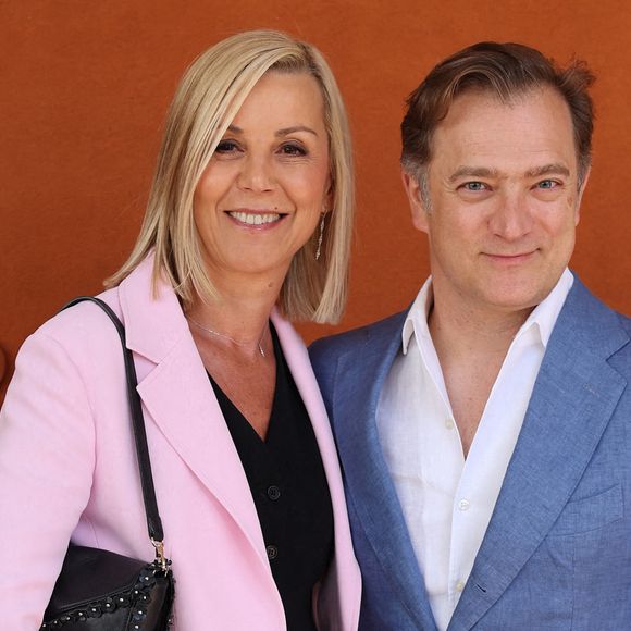 Laurence Ferrari et son mari Renaud Capuçon - Célébrités au village lors des Internationaux de France de tennis de Roland Garros 2024 à Paris.

© JACOVIDES-MOREAU / BESTIMAGE