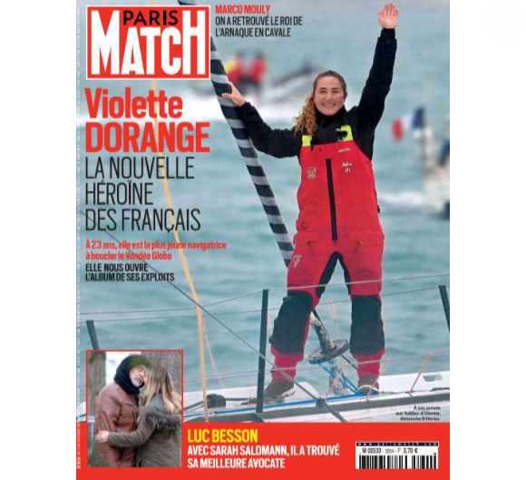 Couverture du magazine Paris Match, paru le 13 février 2025.