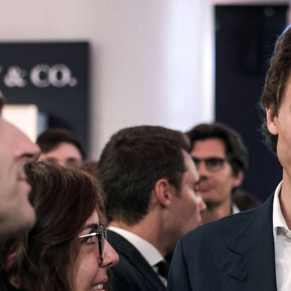 Le président français Emmanuel Macron visite le salon des startups technologiques et de l'innovation VivaTech à Paris Expo Porte de Versailles, le 11 juin 2025. © Stéphane Lemouton / Pool / Bestimage