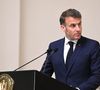 Le président égyptien Abdel Fattah al-Sisi et le président français Emmanuel Macron lors d'une conférence de presse au palais présidentiel du Caire, le 7 avril 2025. Jeanne Accorsini/Pool/Bestimage