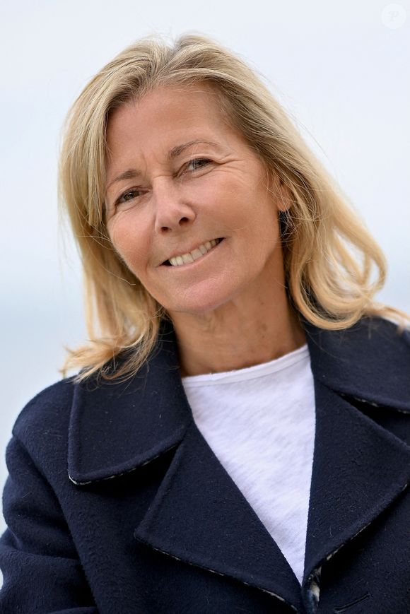 Claire Chazal, pose à l'hôtel Emeria pendant le Festival du Film Britannique et Irlandais de Dinard le 2 octobre 2025 à Dinard, France. Photo par Franck Castel/ABACAPRESS.COM