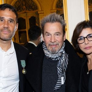 Rachida Dati, Florent Pagny, Alexandre Kirchhoff - Cérémonie de la remise de la médaille de chevalier de l'ordre des arts et des lettres à Alexandre Kirchhoff, PDG du label Capitol Music France par R.Dati au Ministère de la Culture à Paris le 9 janvier 2026.
Cyril Moreau / Bestimage