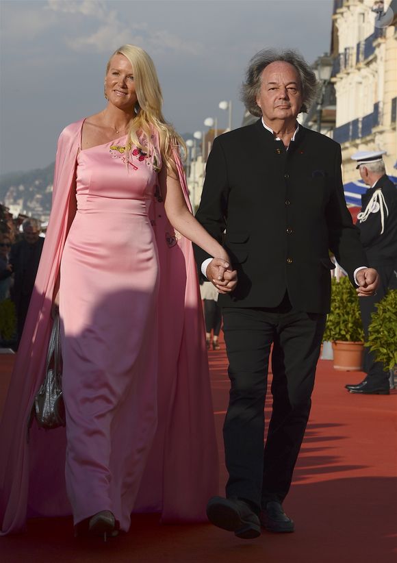 Gonzague Saint Bris et sa compagne Alice Bertheaume lors de la clôture du 30e Festival du Film de Cabourg le 11 juin 2016 © Coadic Guirec / Bestimage