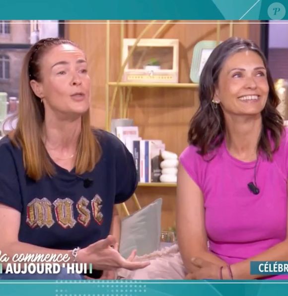 Bénédicte Delmas et Adeline Blondieau sur le plateau de "Ça commence aujourd'hui" ce mercredi 27 août 2025 face à Faustine Bollaert. (Capture d'écran).