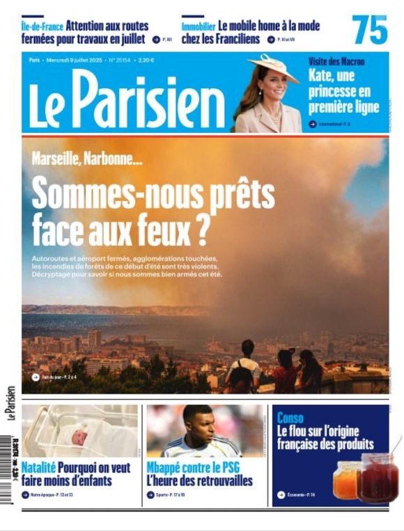 Les confidences de Julien Arnaud à retrouver dans le nouveau numéro du "Parisien" dévoilé ce mercredi 9 juillet 2025.