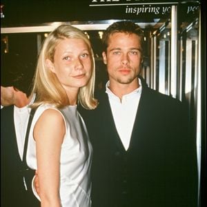 Brad Pitt et Gwyneth Paltrow à la Première du film "Legends of the Fall"- 1995 à Londres (AGENCE/ BESTIMAGE).