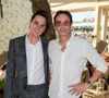 Exclusif - Anthony Delon et son frère Alain-Fabien Delon - Tente - Dîner - Longines Paris Eiffel Jumping au Champ de Mars à Paris, France, le 5 juillet 2019. © Luc Castel/Bestimage