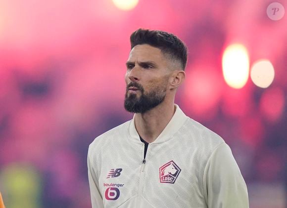 Olivier Giroud du LOSC Lille lors du match Aston Villa vs LOSC Lille en 16e de finale de l'UEFA Europa League à Villa Park, Birmingham. SPI_017_AY_Villa_Lille SPI-4627-0015