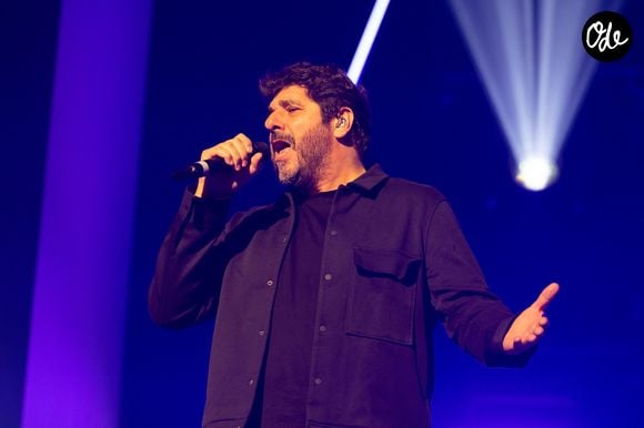 Patrick Fiori lors du concert de Claudio Capéo au Zenith de Paris. © Jérémy Melloul / Bestimage