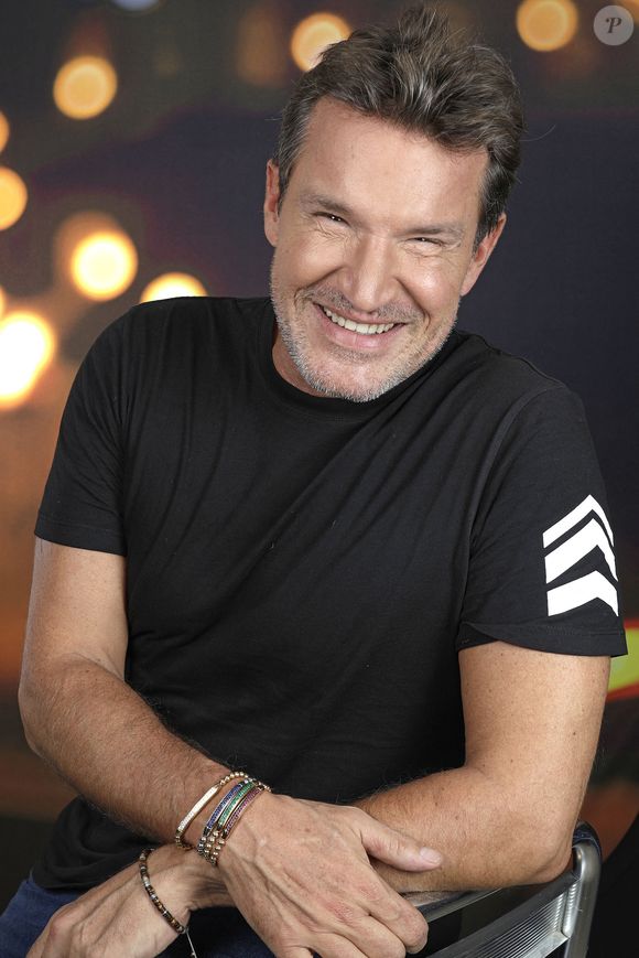 Portrait de Benjamin Castaldi lors de l'enregistrement de l'émission "Chez Jordan de Luxe" à Paris. Le 25 septembre 2023
© Cédric Perrin / Bestimage