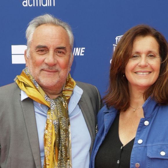 Antoine Duléry et Pascale Pouzadoux au photocall de la 4ème édition du festival du film de Demain à Vierzon, France, le 5 juin 2025. © Coadic Guirec/Bestimage