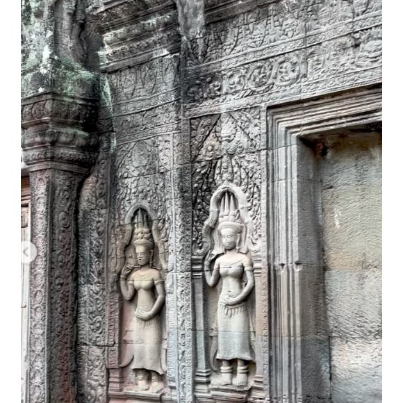 Nathalie Péchalat immortalise ses vacances au Cambodge (Capture d'écran 19 août 2025)