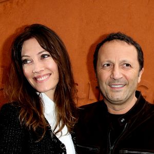 Mareva Galanter et son compagnon Arthur (Jacques Essebag) - People au village des internationaux de France de tennis à Roland Garros à Paris 5 juin 2016. © Dominique Jacovides / Bestimage