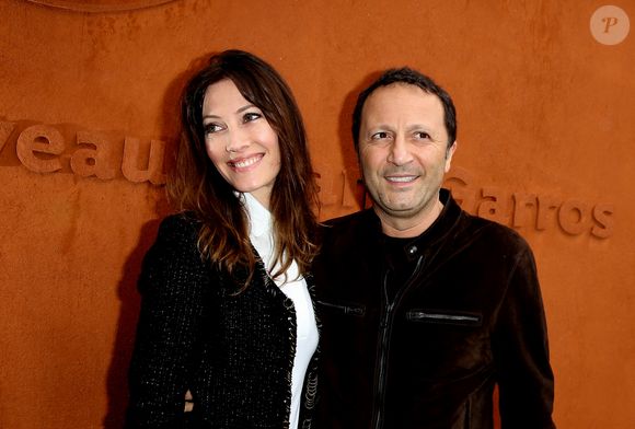Mareva Galanter et son compagnon Arthur (Jacques Essebag) - People au village des internationaux de France de tennis à Roland Garros à Paris 5 juin 2016. © Dominique Jacovides / Bestimage