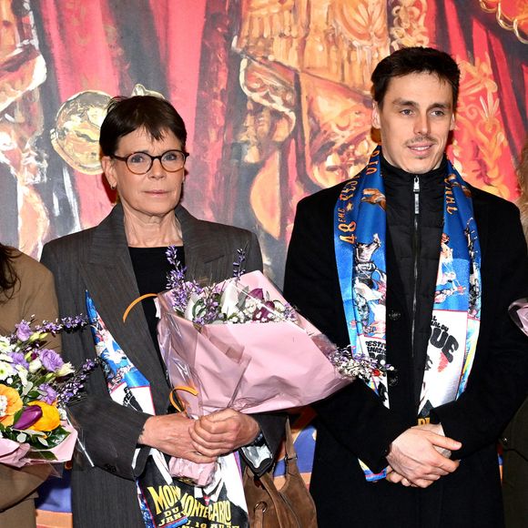Pauline Ducruet, la princesse Stéphanie de Monaco, Louis Ducruet et Camille Gottlieb - La princesse Stéphanie de Monaco, ses enfants, Camille Gottlieb, Louis et Pauline Ducruet assistent au 48ème Festival international du Cirque de Monte-Carlo lors de la représentation du dimanche après-midi, le 18 janvier 2026. Le Festival se déroule jusqu'au 25 janvier. © Bruno Bebert/Pool Monaco/Bestimage