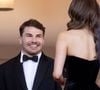 Et un peu plus tard dans la soirée, les deux amis se sont visiblement donné rendez-vous à l'évènement ultra VIP Nespresso x Brut Party.
Antoine Dupont et Iris Mittenaere - Antoine Dupont et Iris Mittenaere se retrouvent sur les marches du film « Dossier 137 » lors du 78ème Festival International du Film de Cannes le 15 mai 2025.
© Jacovides / Moreau / Bestimage