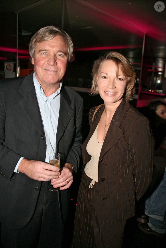 L'ancien présentateur de télévision Bruno Masure et Brigitte Lahaie assistent à une fête à L'Etoile à Paris, France, le 6 décembre 2005, à l'occasion de la 1000e édition du talk-show de l'ex-star du porno Brigitte Lahaie, 'L'Amour et Vous' sur RMC. Photo Benoit Pinguet/ABACAPRESS.COM