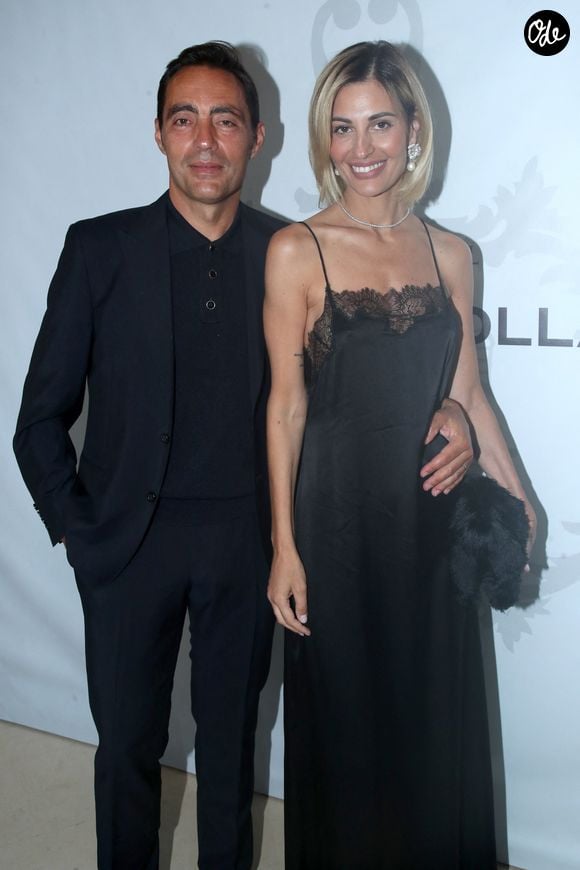 Sveva Alviti et son mari Andrea Bruno - Stéphane Rolland fête ses 60 ans dans le salon Opéra de l’Hôtel Intercontinental à Paris, France, le 08 Juillet 2026. 

© Bertrand Rindoff / Bestimage