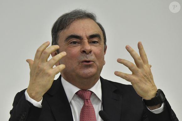 Conférence de presse de Carlos Ghosn à Beyrouth après son évasion du Japon le 8 janvier 2020.

© Dar Al Mussawir / Panoramic / Bestimage