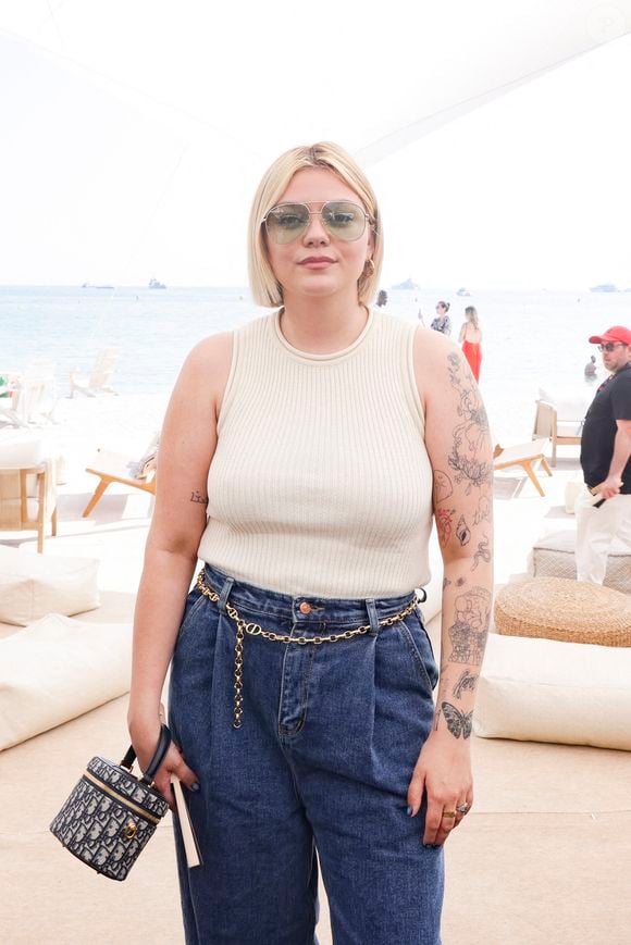 Louane Emera lors de la remise du prix TikTok Short Film à la Plage des Palmes en marge du 76ème Festival International du Film de Cannes,France, le 23 mai 2023. © Jack Tribeca/Bestimage