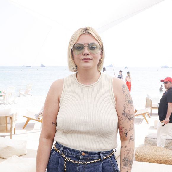 Louane Emera lors de la remise du prix TikTok Short Film à la Plage des Palmes en marge du 76ème Festival International du Film de Cannes,France, le 23 mai 2023. © Jack Tribeca/Bestimage