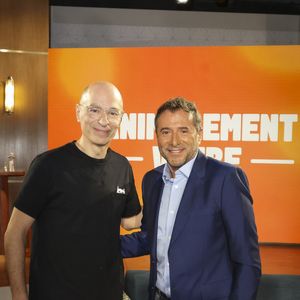 Exclusif - Bernard Werber, sur plateau de la nouvelle émission "Animalement Vôtre" présentée par Bernard Montiel et diffusée le 9 novembre sur France 3, à Paris, France, le 13 octobre 2025. © Jack Tribeca/Bestimage