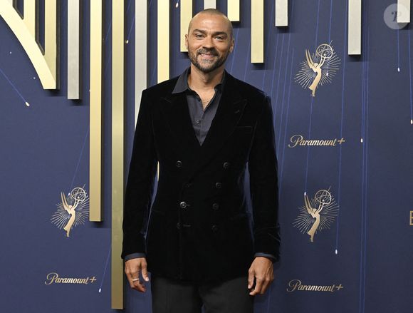 Jesse Williams arrive à la 77e cérémonie annuelle des Primetime Emmy Awards au Peacock Theater à Los Angeles le dimanche 14 septembre 2025. Photo by John McCoy/UPI/ABACAPRESS.COM