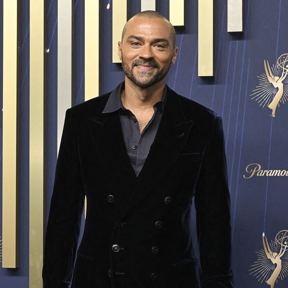 Jesse Williams arrive à la 77e cérémonie annuelle des Primetime Emmy Awards au Peacock Theater à Los Angeles le dimanche 14 septembre 2025. Photo by John McCoy/UPI/ABACAPRESS.COM