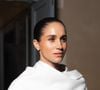 Meghan Markle a fait une apparition très remarquée à Paris.

Meghan Markle, duchesse de Sussex, au défilé Balenciaga lors de la Fashion Week de Paris (PFW), au centre Laennec, à Paris, France. © Tiziano Da Silva/Bestimage