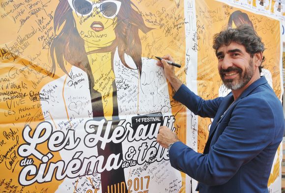 L'acteur Joël Cantona  -  14 ème Festival "Les Hérault du cinéma et de la télé" au Cap d'Agde. 24/06/17
© Robert Fages / Bestimage