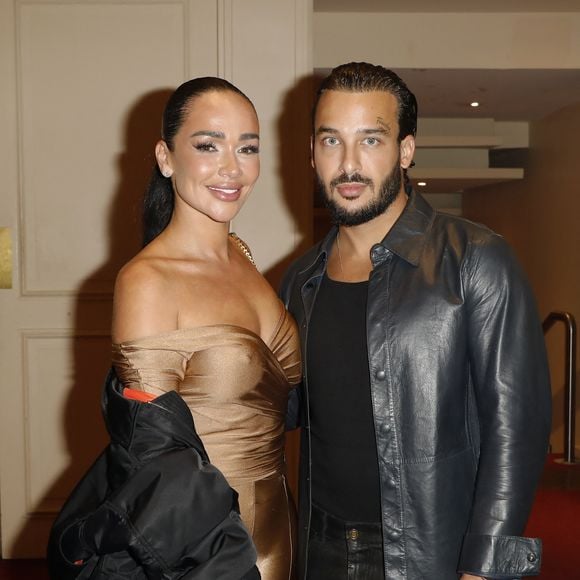 Exclusif - Jazz Correia et son mari Laurent Correia - Cocktail de la soirée de Magali Berdah au théâtre Mogador à Paris le 8 octobre 2024. © Marc Ausset-Lacroix/Christophe Clovis/Bestimage