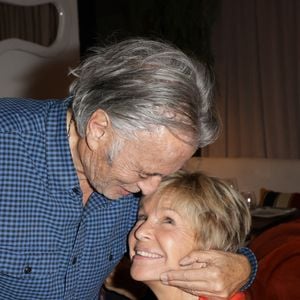 Jean Testanière et Véronique Jannot - Dédicace du livre de Jean Testanière "Messager de l'invisible" avec S.Vartan et V.Jannot chez Paillettes à Paris le 19 septembre 2024. Photo par Coadic Guirec/Bestimage