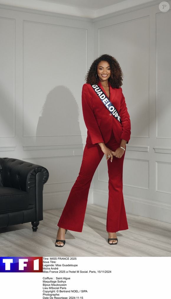 Moïra André, Miss Guadeloupe 2024 en route pour Miss France 2025.