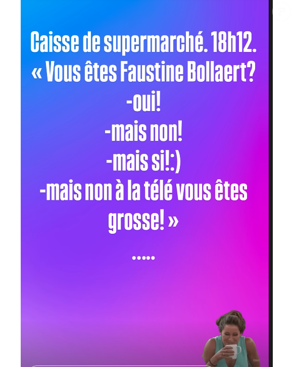 Faustine Bollaert, Instagram