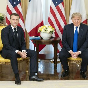 Le président Emmanuel Macron et le président Donald J. Trump - Sommet de l'Otan à Londres, le 3 décembre 2019.