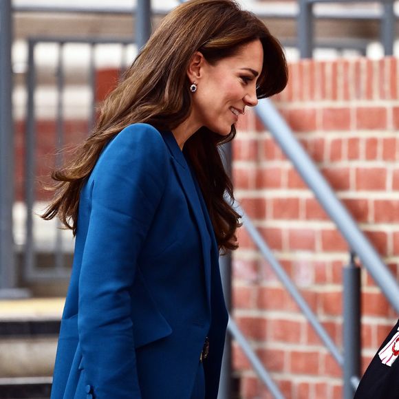 Catherine (Kate) Middleton, princesse de Galles, inaugure la nouvelle unité de chirurgie de jour pour enfants "Evelina" à l'hôpital Guy's et St Thomas de Londres, Royaume Uni, le 5 décembre 2023.