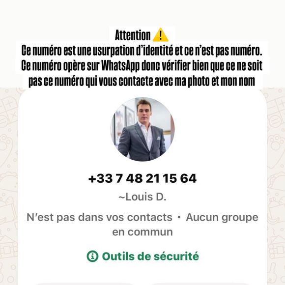 Extrait du compte Instagram de Louis Ducruet.