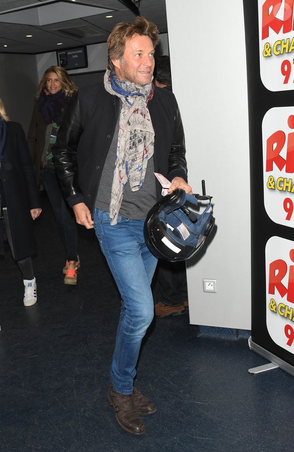 Laurent Delahousse à la générale du nouveau spectacle "Muriel Robin et Pof !" au Palais des Sports à Paris le 3 octobre 2019. © Coadic Guirec/Bestimage