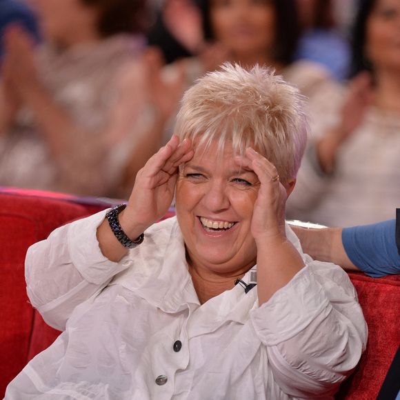 Mimie Mathy lors de l'enregistrement de Vivement Dimanche à Paris, France, le 25 février 2015. Photo by Max Colin/ABACAPRESS.COM