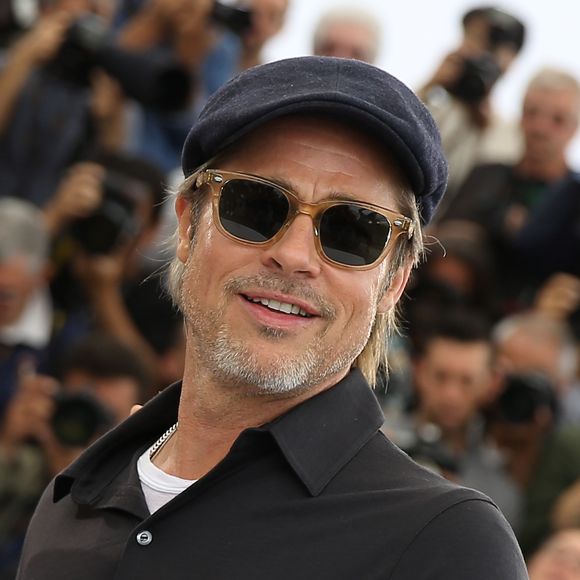 Brad Pitt - Photocall du film "Once upon a time in Hollywood" lors du 72ème festival du film de Cannes le 22 mai 2019. © Jacovides-Moreau/Bestimage