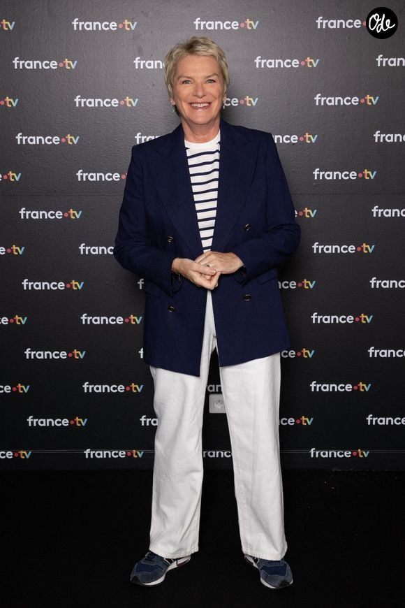 Elise Lucet assiste à la conférence de presse de France TV le 4 septembre 2024 à Paris, en France. Photo : Nasser Berzane/ABACAPRESS.COM
