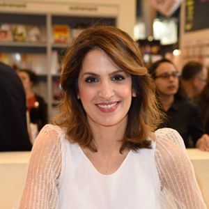 Sonia Mabrouk assistant au Salon Du Livre de Paris 2017, à la Porte de Versailles à Paris, France, le 26 mars 2017. 

Photo par Alban Wyters/ABACAPRESS.COM